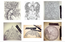 A selection of creations made by artist @lonufenstudio for Inktober. IMAGE: INSTAGRAM / THE EDITION