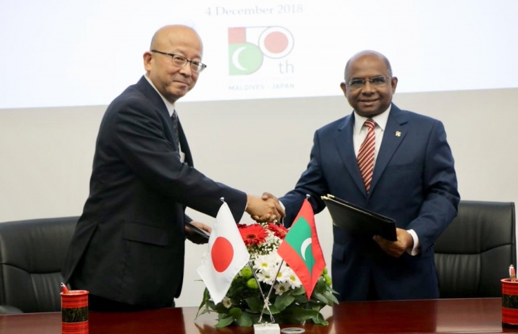 ޖަޕާނުން 40 މިލިއަން ރުފިޔާގެ ހިލޭ އެހީ ދެނީ