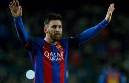 Barcelona's forward Lionel Messi. PHOTO: AFP