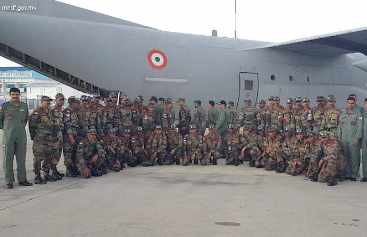 45 Indian military personnel arrives in Maldives for training - The Edition