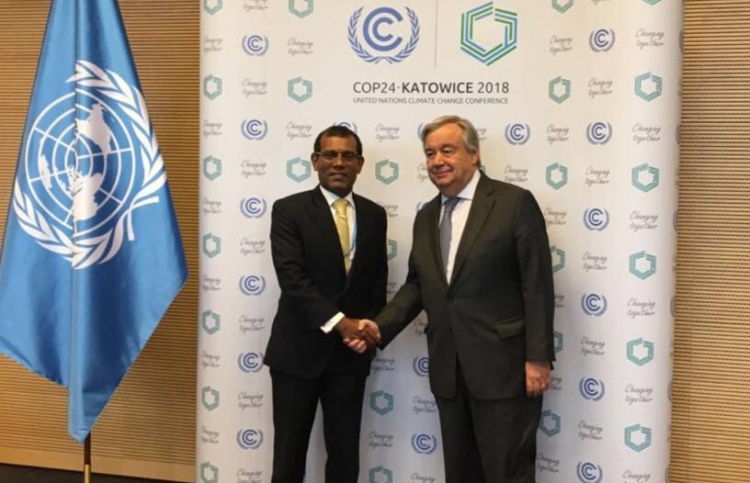 ފިނިހޫނުމިން ދަށް ނުކުރެވޭ ނަމަ ސަލާމަތެއް ނެތް:ނަޝީދު