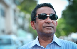 Former President Abdulla Yameen. PHOTO: NISHAN ALI/ MIHAARU