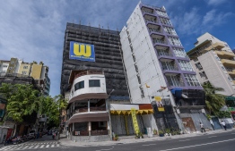 A construction site of W Construction in Male City. FILE PHOTO/MIHAARU
