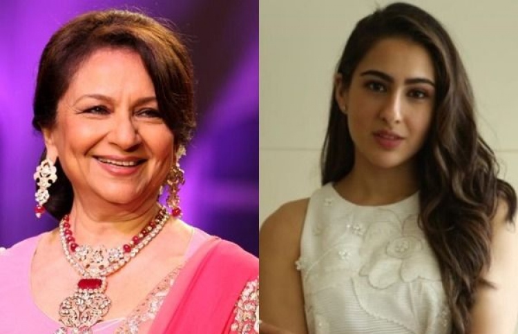 ސާރާ އަދި އޭނާގެ މާމަ ޝަރުމީލާ.