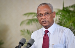 President Ibrahim Mohamed Solih speaks at a press conference held December 19, 2018, at the President's Office. PHOTO: NISHAN ALI/MIHAARU