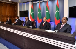 The first press conference of the Presidential Commission which was assembled to review and investigate unsolved deaths and disappearances. PHOTO: NISHAN ALI/MIHAARU