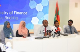 A press conference by the Finance Ministry.