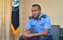Commissioner of Police Mohamed Hameed. PHOTO: NISHAN ALI / MIHAARU