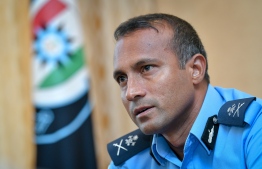 Commissioner of Police (CP) Mohamed Hameed. PHOTO: NISHAN ALI/ MIHAARU