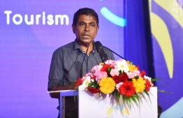 Maldives Marketing and Public Relations Corporations' Managing Director Thoyyib Mohamed. PHOTO: AHMED NISHAATH/ MIHAARU