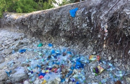 The issue of litter is also quite prevalent in Fuvahmulah, according to the NGO. PHOTO: ONE FUVAHMULAH / FACEBOOK