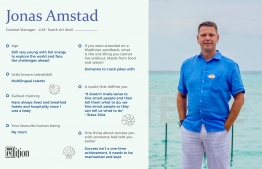 A brief look at Jonas Amstad, General Manager at LUX* South Ari Atoll. IMAGE: AHMED SAFFAH / THE EDITION