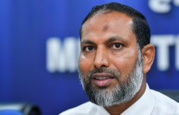 Minister of Home Affairs Imran Abdulla. PHOTO: NISHAN ALI/ MIHAARU