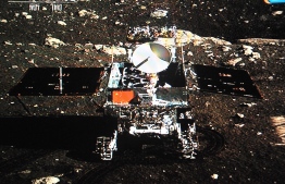 (FILES) This screen grab taken from a CCTV footage taken on December 15, 2013 shows a photo of the Jade Rabbit moon rover taken by the Chang'e-3 probe lander. - Until today, only three countries have managed to land on the surface of the moon, some 384,000 kilometers from the Earth: Russia, the United States and China. (Photo by Handout / CCTV / AFP) / RESTRICTED TO EDITORIAL USE - MANDATORY CREDIT "AFP PHOTO / CCTV" - NO MARKETING NO ADVERTISING CAMPAIGNS - DISTRIBUTED AS A SERVICE TO CLIENTS