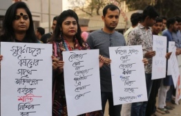News of the gang rape has sparked protests and anger in Bangladesh. PHOTO: GETTY IMAGES