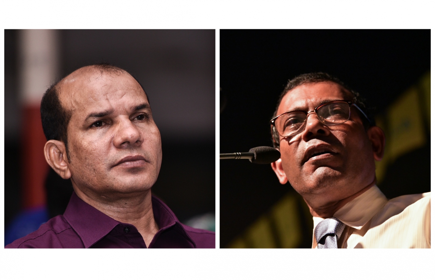 ކުރީގެ ރައީސް ނަޝީދާއި މެމްބަރު ލަތީފް.