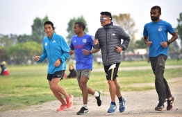 Long distance Marathon runner Nasrulla Ahmed trains in Kathmandu, Nepal. PHOTO: FACEBOOK/NASRULLA AHMED