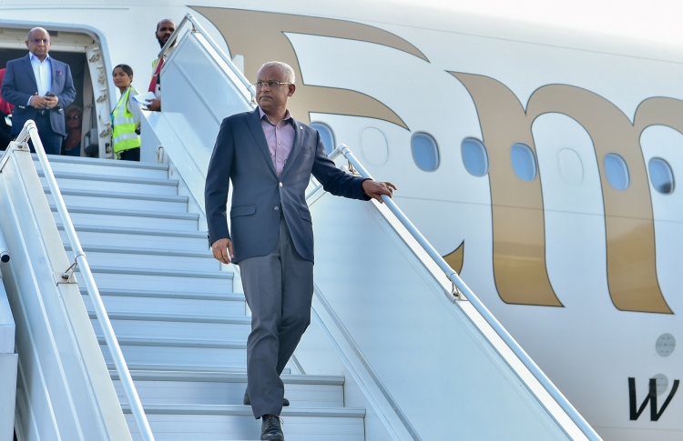 ޔޫއޭއީ ދަތުރުފުޅަށް ފަހު ރައީސް ރާއްޖެ ވަޑައިގެންފި