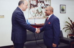The Non-Resident Ambassador of Azerbaijan to Maldives Dr. Ashraf Shikhaliyev, paid a courtesy call on the Minister of Foreign Affairs Abdulla Shahid, on Sunday