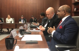 Minister of Foreign Affairs Adulla Shahid meets the Center for Strategic and International Studies (CSIS) in Washington, DC. PHOTO/FOREIGN MINISTRY