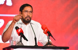 Qasim Ibrahim, the leader of Jumhooree Party. PHOTO/MIHAARU