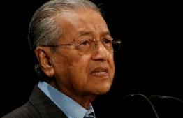 Malaysian Prime Minister Mahathir Mohamed. PHOTO: AFP 