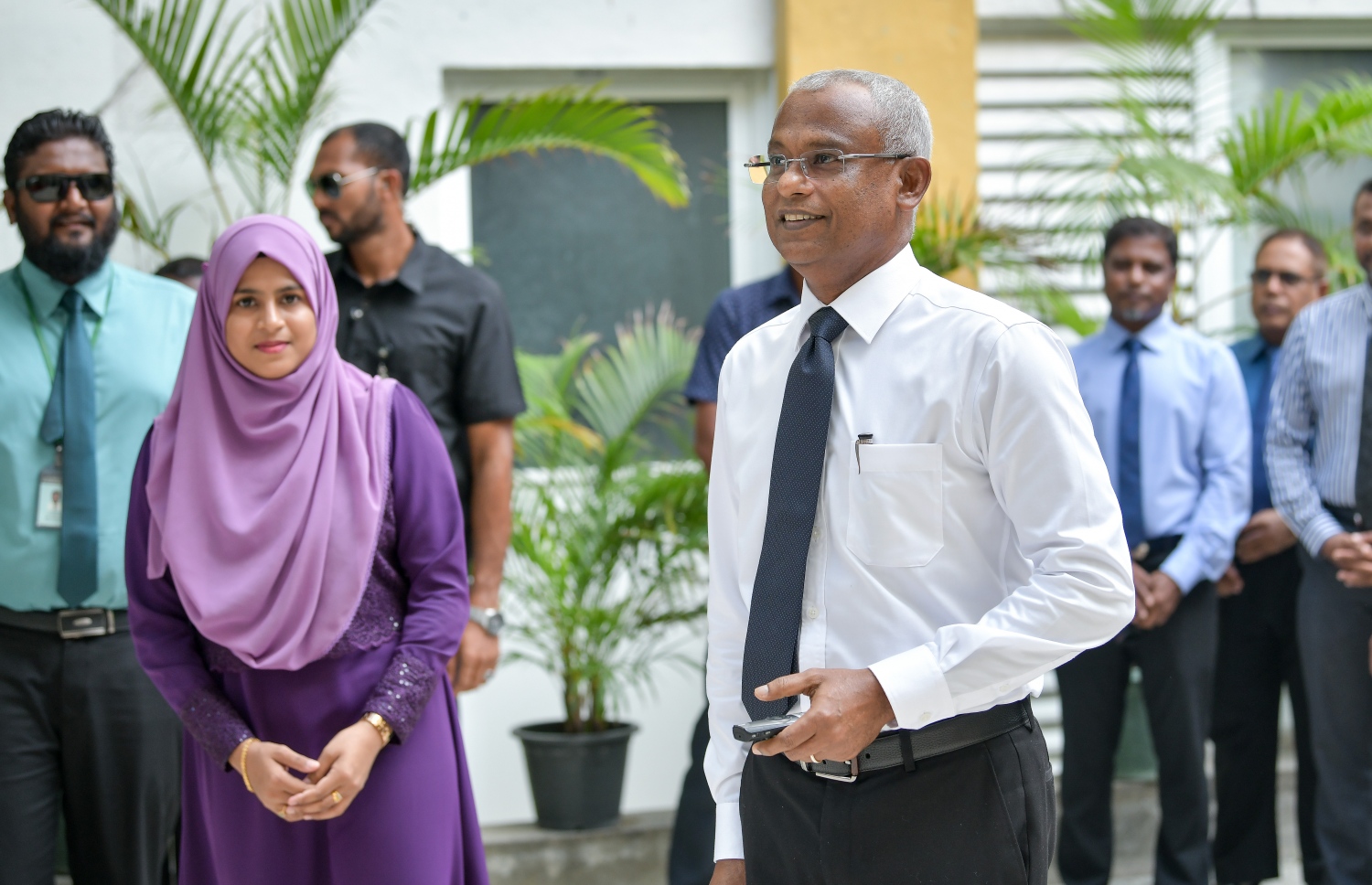 ދުންފަތުގެ ބާވަތްތައް ޕެކެޓްކޮށް ލޭބަލް ޖެހުމާ ބެހޭ ގަވައިދު ރައީސް މިއަދު އިފްތިތާހު ކޮށްދެއްވަނީ.---ފޮޓޯ: ނިޝާން އަލީ/މިހާރު