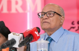 Former Maldives President and former DRP leader Maumoon Abdul Gayoom--