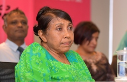 Former First Lady Nasreena Ibrahim. PHOTO/MIHAARU