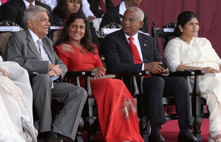 ލަންކާގެ ބޮޑުވަޒީރު ރަނިލް ރާއްޖެ ވަޑައިގަންނަވަނީ