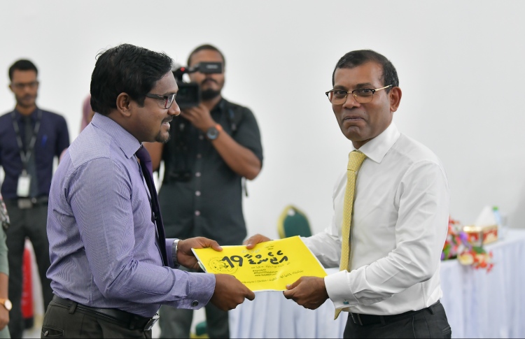 ކުރީގެ ރައީސް ނަޝީދުގެ ތައުރީފް އީސީއަށް!