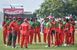 Maldives national cricket team. The team's coach is accused of sexually abusing various players. PHOTO: NISHAN ALI/ MIHAARU