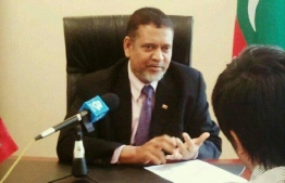 Maldives Port Limited (MPL)'s Chairperson Mohamed Zaki. PHOTO: CHANNEL NEWS MALDIVES