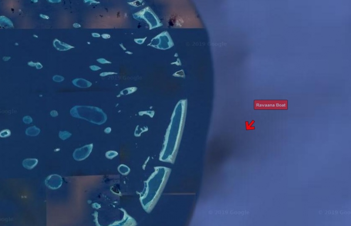 ރަވާނާ ބޯޓު ރޯވި އިރު އޮތް ތަން. -- ފޮލޯމީ.އެމްވީ