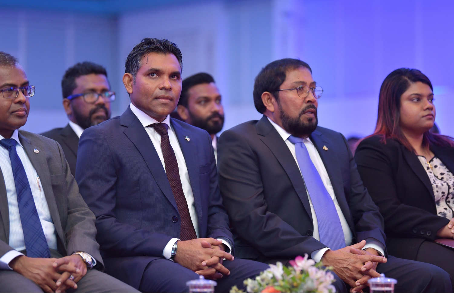 ގާސިމާއި ފައިސަލް ނަސީމް: ލ. އަތޮޅަށް އެމްޑީޕީގެ ޓިކެޓުގައި ވާދަކުރައްވާ ދެ ކެންޑިޑޭޓެއްގެ ކެމްޕެއިންގައި ފައިސަލް އިއްޔެ ބައިވެރިވެވަޑައިގެންނެވި.---ފޮޓޯ: މިހާރު