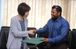 The government of Japan awards grants to Maldives for the construction of Rathafandhoo School under its Grant Assistance for Grassroots Human Security Project (GGP) scheme, on February 19, 2018. PHOTO/EMBASSY OF JAPAN
