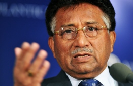 Former Pakistani President Pervez Musharraf speaks during a discussion on "US-Pakistan Relations" organized by the Atlantic Council's South Asia Center in Washington, DC, on November 10, 2010. PHOTO: JEWEL SAMAD / AFP / Getty Images