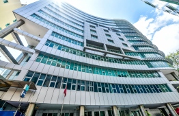 The government office complex of Velaanaage Building in Male. PHOTO: HUSSAIN WAHEED/MIHAARU