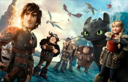 Poster for Dean DeBlois' 'How to Train Your Dragon: The Hidden World'.