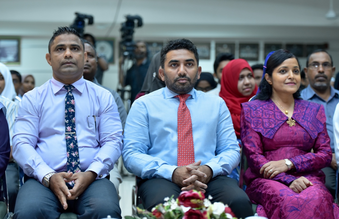 މާލެ: ފެބުރުއަރީ 27: ދިވެހިރާއްޖޭގެ ގައުމީ ތާރީޚު ދުވަހުގެ ރަސްމީ ޖަލްސާގެ ތެރެއިން. -- ފޮޓޯ: އަހުމަދު ނިޝާތު /މިހާރު
