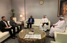 Foreign Minister Shahid arrived in United Arab Emirates on Thursday. PHOTO: MINISTRY OF FOREIGN AFFAIRS.