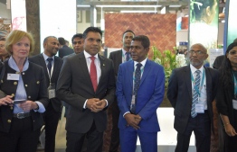 Vice President Faisal Naseem at the inaugural ceremony of ITB Berlin. PHOTO: PRESIDENT'S OFFICE