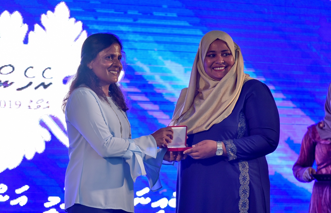 ކ. މާފުށި: މާޗް 7، 2019- މި ރަށުގައި ބޭއްވި، މި އަހަރުގެ ބައިނަލްއަގްވާމީ އަންހެނުންގެ ދުވަހުގެ ރަސްމީ ޖަލްސާގެ ތެރެއިން.---ފޮޓޯ: އަހުމަދު ނިިޝާތު/މިހާރު