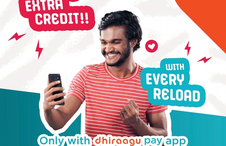 ދިރާގު ޕޭ މެދުވެރިކޮށް ރީލޯޑް ކުރުމުން 20 ޕަސެންޓް އިތުރު ކްރެޑިޓް!