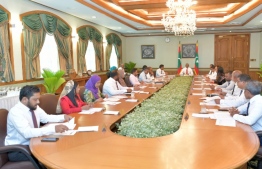 From the cabinet meeting held on March 19. PHOTO: PRESIDENTS OFFICE