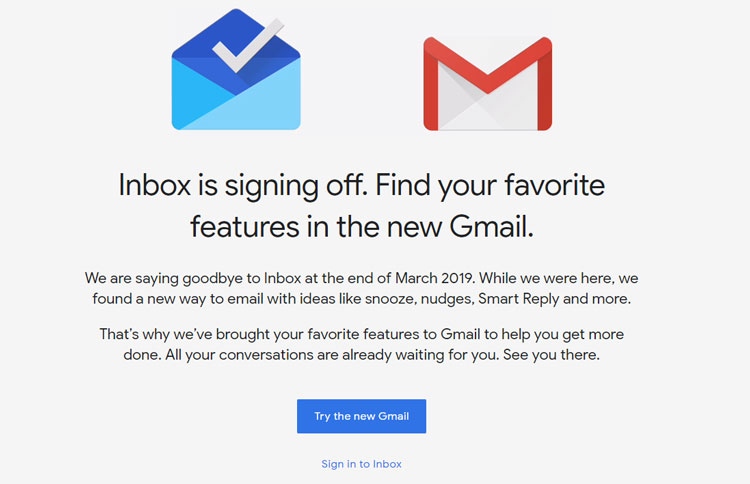 ގޫގުލް އިންބޮކްސް ހުއްޓާލަނީ