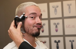 J Balvin attends the GRAMMY Gift Lounge during the 61st Annual GRAMMY Awards at Staples Center in Los Angeles, California. Photo: Maury Phillips / GETTY IMAGES NORTH AMERICA / AFP