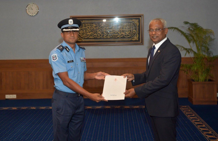 ޕޮލިސް ކޮމިޝަނަރަކަށް ހަމީދު އައްޔަން ކުރައްވައިފި