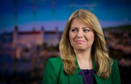 (FILES) In this file photo taken on March 17, 2019 leading presidential candidate Zuzana Caputova takes part in a television debate with candidate Maros Sefcovic at TV Markiza in Bratislava, one day after the first round of the presidential elections. - A liberal environmental lawyer known for fighting graft is poised for a thumping victory in Slovakia's presidential run-off, polls showed Friday, amid a strong public backlash against the murder of a journalist probing high-level corruption.
Political greenhorn Zuzana Caputova could command at least 60 percent of the vote to become the first woman to hold the presidency in the eurozone country of 5.4 million people, three separate surveys showed. (Photo by VLADIMIR SIMICEK / AFP)