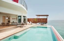 View of a water residence at LUX* North Male. PHOTO/LUX RESORTS & HOTELS